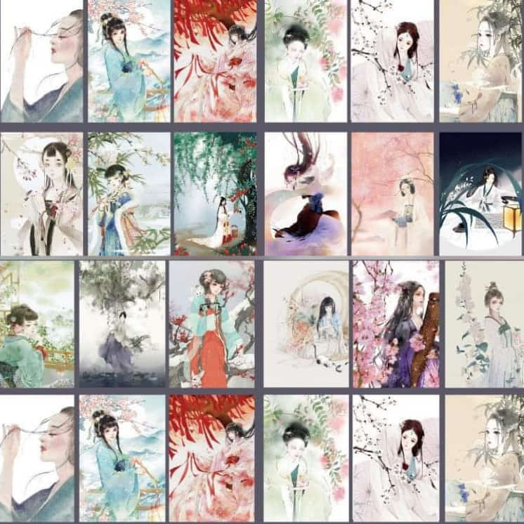 ของแถม Postcard ชุด Chinese Lady    (1กล่อง มี 30ชิ้น) แถมเมือซื้อ3000บาทขึ้นไป