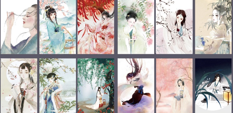 ของแถม Postcard ชุด Chinese Lady    (1กล่อง มี 30ชิ้น) แถมเมือซื้อ3000บาทขึ้นไป